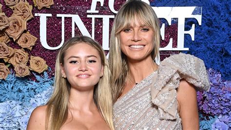 Heidi Klum films daughter Leni in see